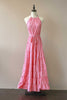 Sundress Neptune Gingham Maxi in Coral