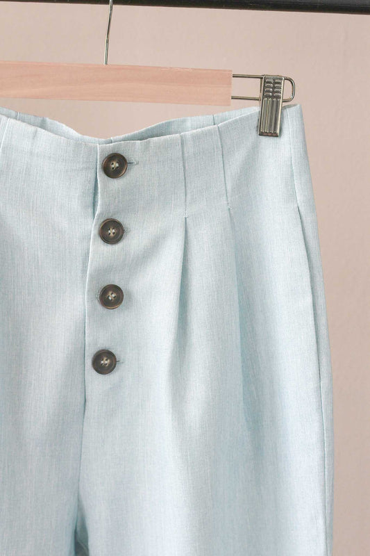Love Bonito High-Rise Button Front Pants