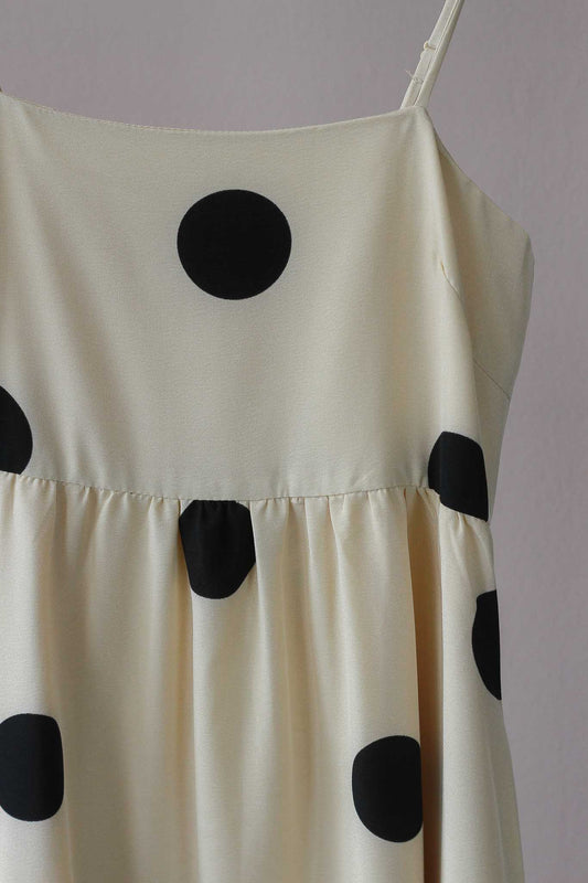 Diamond Mojitto Polkadot Midi Dress