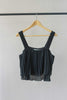 Love Bonito Pleated Camisole Crop Top