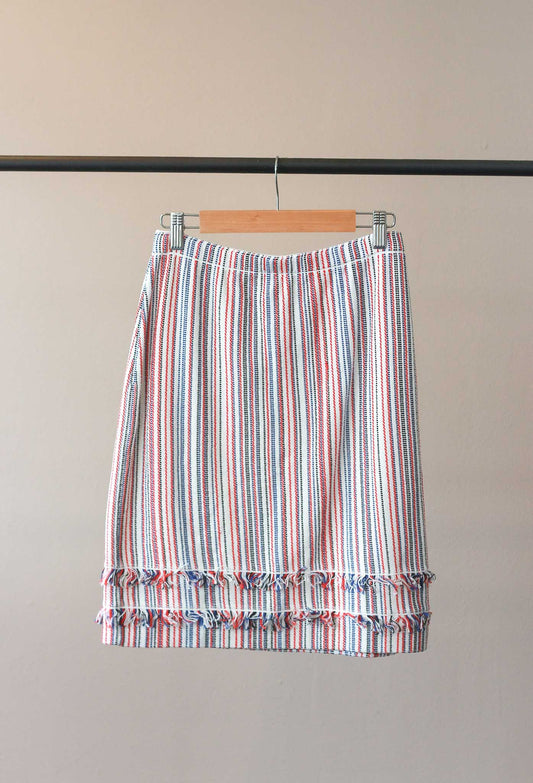 Hugo Boss Fabienne Striped Knit Skirt