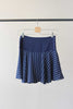Armani Exchange Striped A-Line Mini Skirt