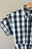 Fashmob Checkered Button Down Maxi Dress