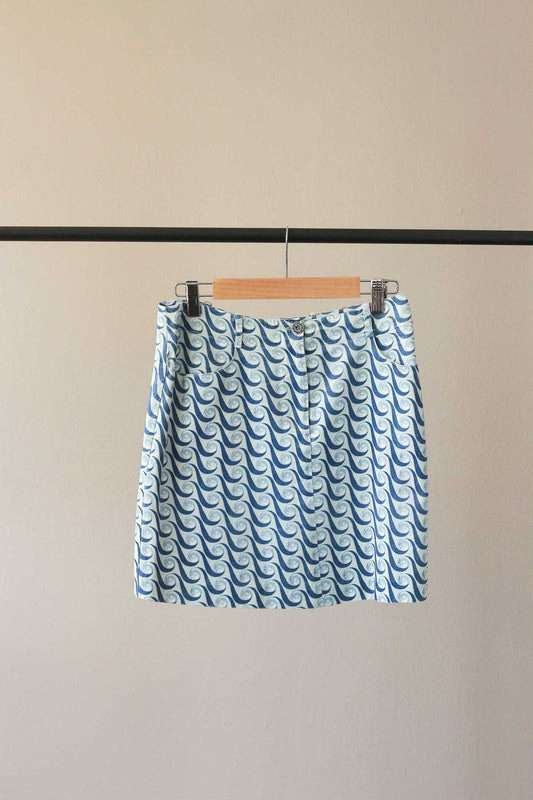 Pinko Printed A-Line Mini Skirt
