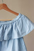 The Editor's Market Off-Shoulder Tiered Crop Top