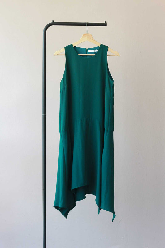 Hollyhoque Asymmetrical Hem Dress