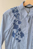 Zara Woman Button Down Shirt with Floral Embroidery