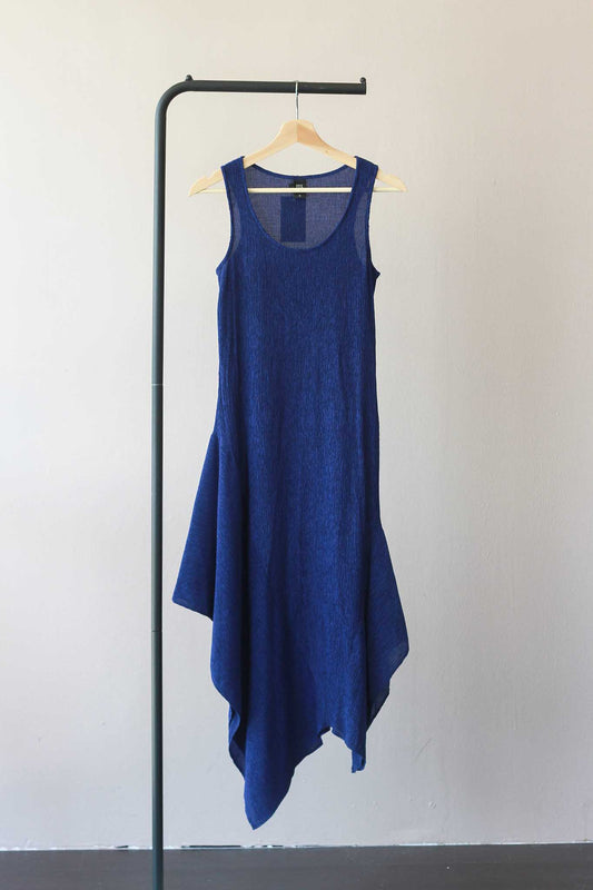 GG<5 Textured Asymmetrical Dress