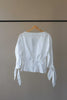 Zara Boat Neck 3/4 Sleeve Peplum Top