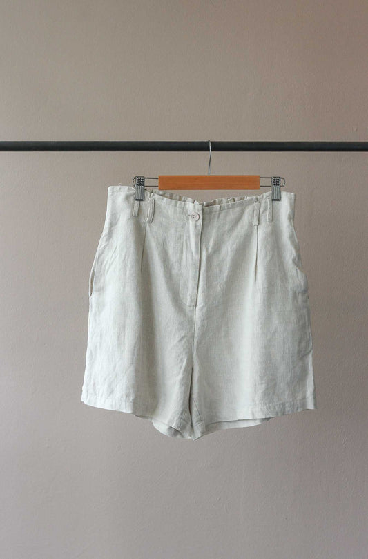 The Editor's Market Elastic Waist Belted Shorts