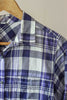 Uniqlo 3/4 Sleeve Checkered Button Down Shirt