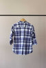 Uniqlo 3/4 Sleeve Checkered Button Down Shirt