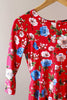 QED London Floral 3/4 Sleeve Skater Dress