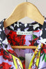 Alice + Olivia Floral Button Down Mini Shirt Dress