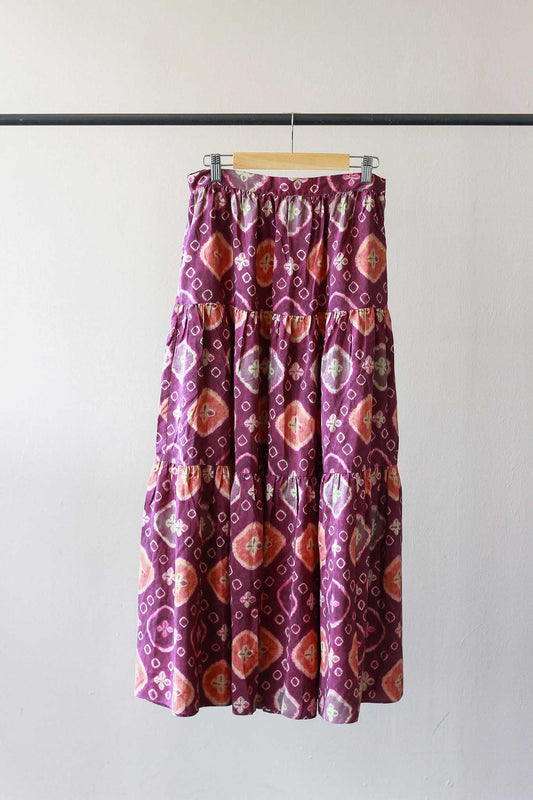 Ulla Johnson Printed Tiered Maxi Skirt