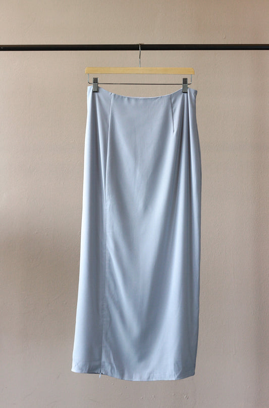 Lovet Column Slit Maxi Skirt
