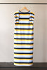 INC Striped Maxi Dress wih Ruffle Sleeve