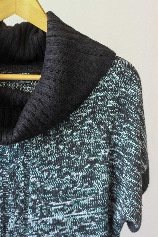 Esmara Knit Top with Folded Turtleneck Collar