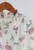 Pomelo Mock-Neck Floral Dress