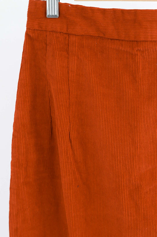 Corduroy Midi Skirt