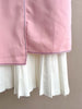 Pleated Hem Layered Dress