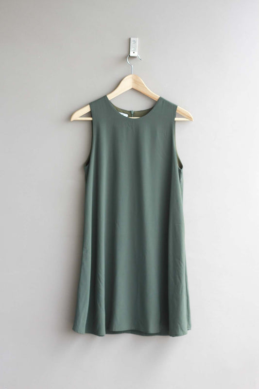 Fayth A-Line Dress in Olive