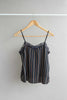 Terranova Striped  Cami with Lace Detail