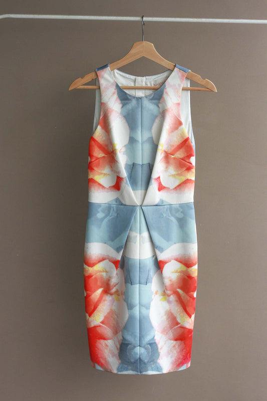 Keepsake Watercolour Fitted Dress