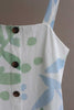 MFW Leafy Print Button Front Dress