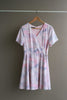 The Stage Walk V-Neck Watercolour Dress