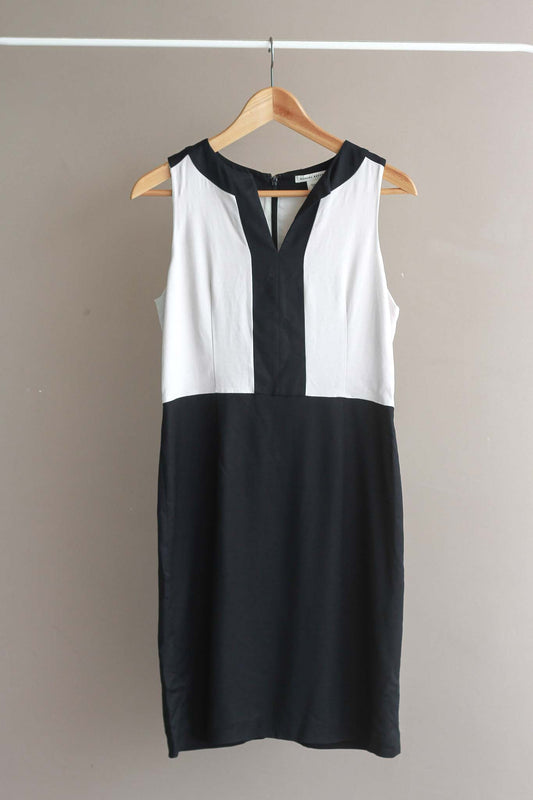 Banana Republic Pencil Dress In Monochrome