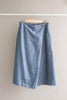 COS Ash Blue Flare Skirt