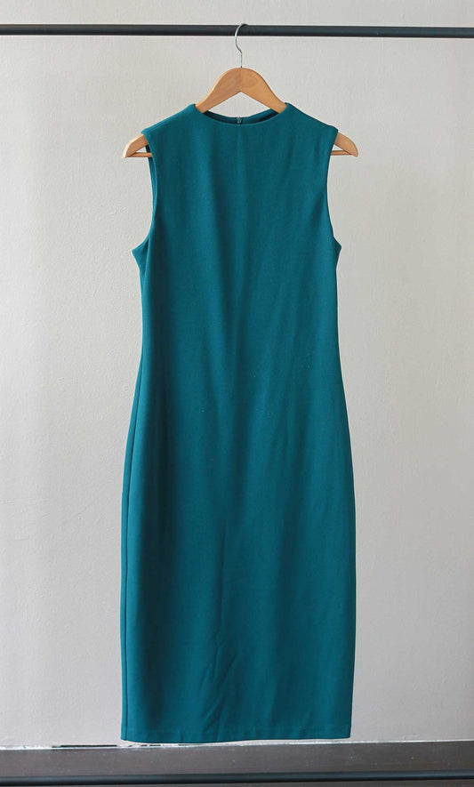 Love Bonito Pencil Dress in Forest Green